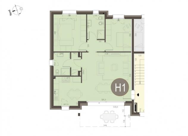 APPARTAMENTO ALSERIO H1