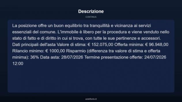 Immobile in asta di 92 m², box auto in vendita a Pasturo - Foto 12