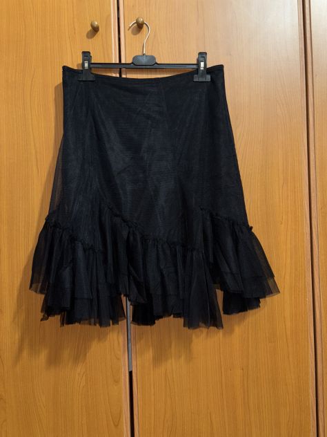 UNA GONNA ASIMMETRICA COME NUOVA ELEGANTE ORIGINALE MARCA”PAMELA”MADE IN ITALY