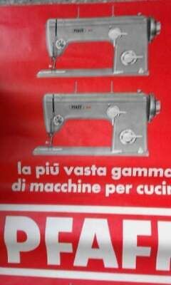 Manifesto anni 60 nuovo pubblicitario PFAFF macchine da cucire - Foto 3