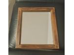 SPECCHIO ARTIGIANALE IN LEGNO 38X33