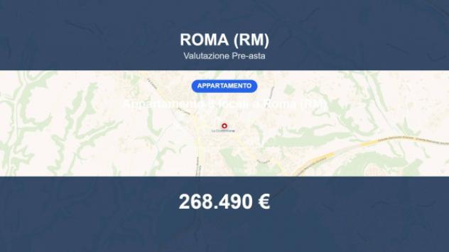 Immobile in asta di 153 m² con più di 5 locali in vendita a Roma