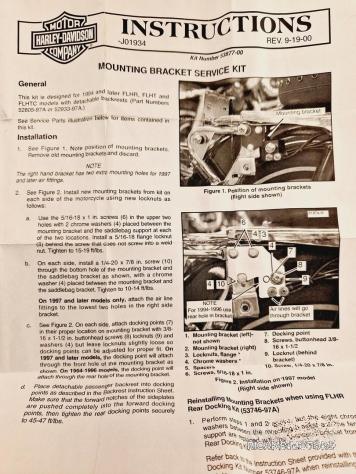 STAFFE PORTAPACCHI HARLEY DAVIDSON FLHT /R/TC - Foto 3