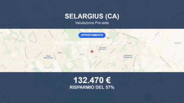 Immobile in asta di 171 m² in vendita a Selargius