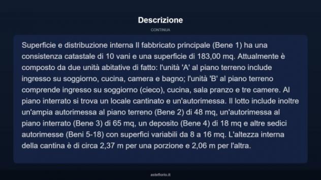 Immobile in asta di 183 m² con più di 5 locali e box auto in vendita a Venaria Reale - Foto 4