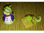 2 KINDER SORPRESA : Allegra scuola dei Coccodritti 1992 Nuovi.