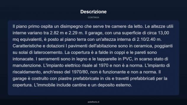Immobile in asta di 151 m² con più di 5 locali e box auto in vendita a Castelbaldo - Foto 9
