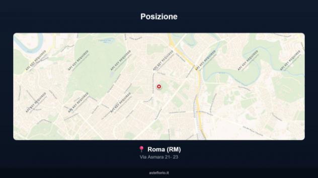 Immobile in asta di 185 m², box auto doppio in vendita a Roma - Foto 18