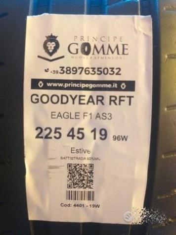 2 gomme 225 45 19 goodyear rft a4401 - Foto 2