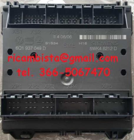 6Q0937049D Volkswagen Polo body computer
