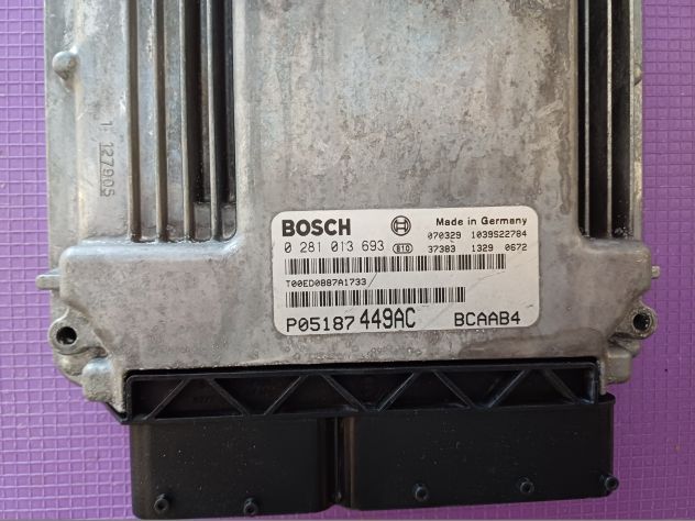 CALIBER CENTRALINA MOTORE DODGE CALIBER 2.0 CRD, CODICE B0SCH : 0281013693 Ce - Foto 7