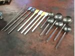 set di utensili da cucina professionale usata