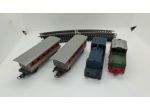 Set Trenino LIMA Scala H0: 2 Locomotive, 2 Carrozze SNCF e Binari (Vintage)