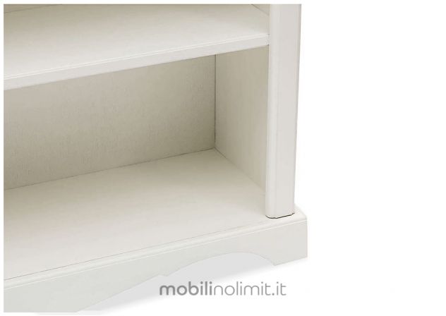 Libreria a giorno 4 ripiani colore bianco - Mobile Nuovo - Foto 2
