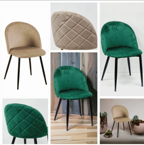 Sedie vintage, poltrone vintage in velluto - Foto 9