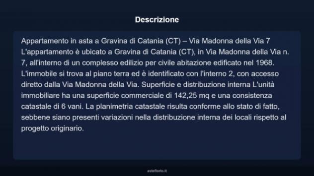 Immobile in asta di 142 m² in vendita a Gravina di Catania - Foto 3