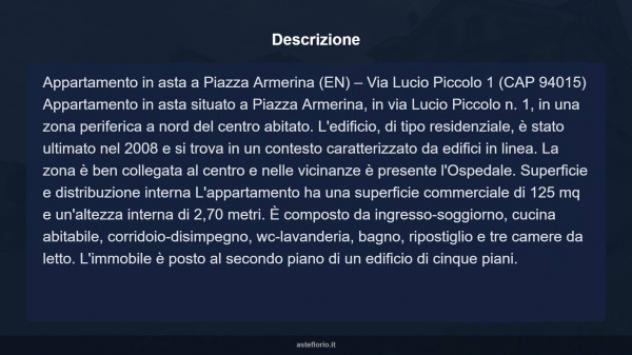 Immobile in asta di 125 m² con più di 5 locali in vendita a Piazza Armerina - Foto 10
