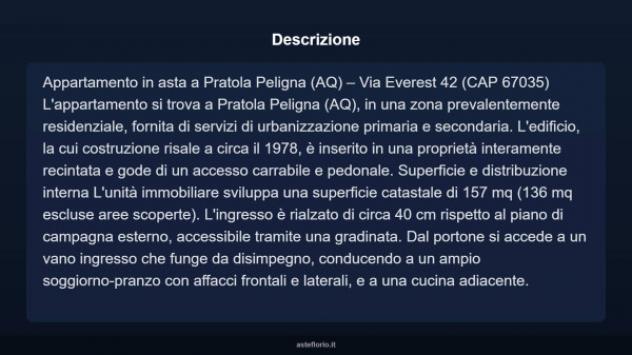 Immobile in asta di 157 m² con più di 5 locali in vendita a Pratola Peligna - Foto 8