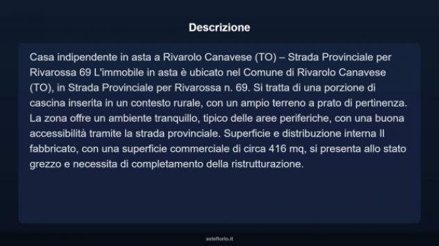 Immobile in asta di 416 m² con più di 5 locali in vendita a Rivarolo Canavese - Foto 4