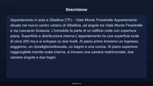 Immobile in asta di 205 m², box auto in vendita a Santa Ninfa - Foto 9