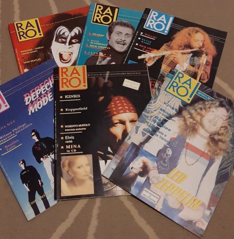 Rivista musicale "RARO!" - Annata Completa 1992 (6 numeri)