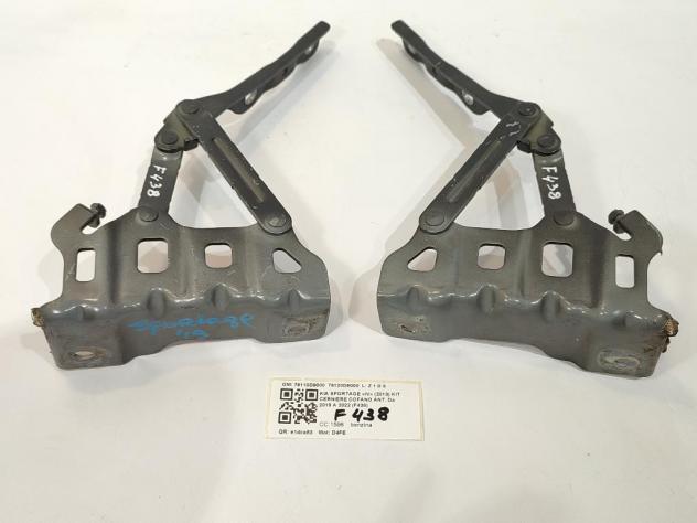 CERNIERE COFANO ANTERIORE DX E SX KIA Sportage Serie 79110D9000 79120D9000 D4FE (1621) - Foto 2