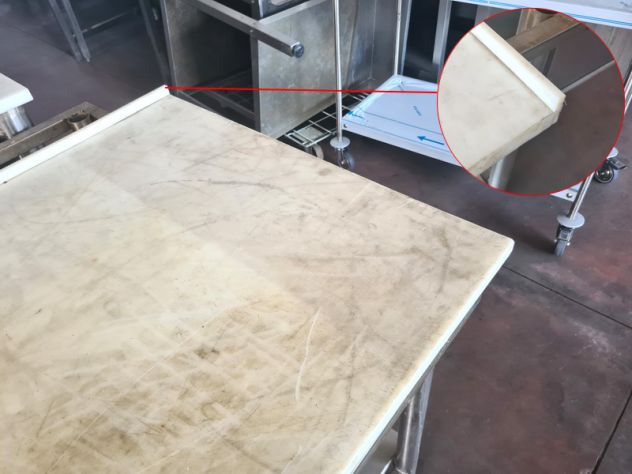 piano in teflon da macelleria usato - Foto 5