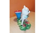 Vaso vintage in ceramica a forma di agnello