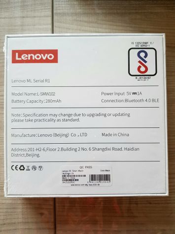 Smart Watch LENOVO R1 nero - Foto 2