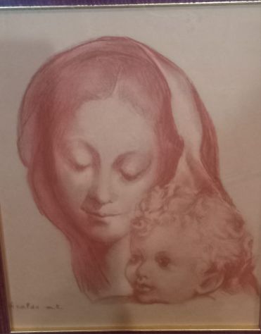 QUADRO CON CORNICE DI ANTIQUARIATO FIRMATO - Foto 4