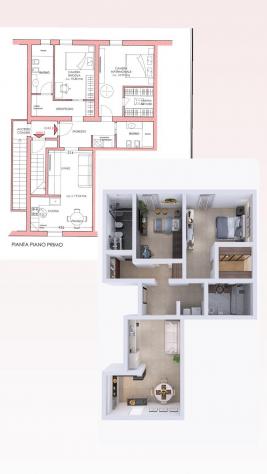 Appartamento in vendita a San Lorenzo a Pagnatico - Cascina 100 mq Rif: 1328894 - Foto 6