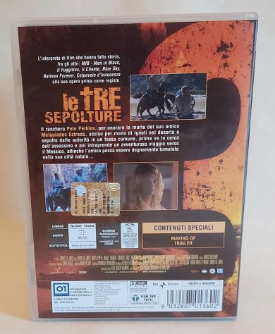 DVD Le tre sepolture Tommy Lee Jones Barry Pepper Home Entertainment, 2006 - Foto 2