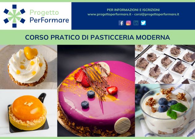 Corso pratico di pasticceria moderna a Grassobbio (BG)