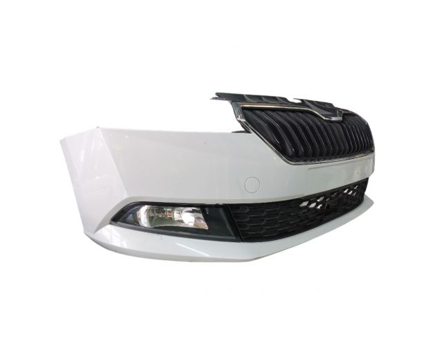 8v0807221f paraurti anteriore Skoda Fabia 2014 con griglia radar - Foto 2