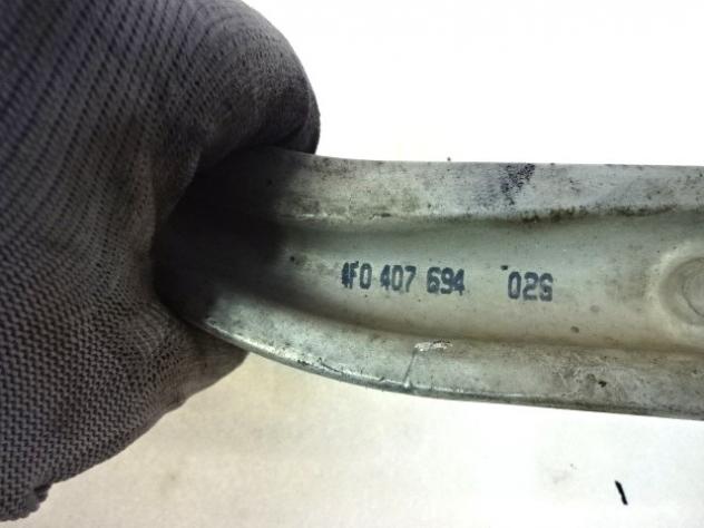 4F0407694 BRACCIO OSCILLANTE ANTERIORE DESTRO AUDI A6 C6 3.0 D 4X4 165KW AUT 5P (2004) RICAMBIO USATO - Foto 2
