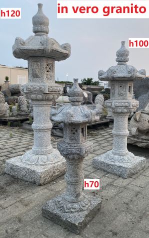 Lanterna Giapponese Rankei in vera pietra - Foto 7