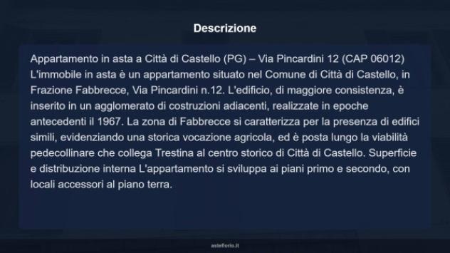 Immobile in asta di 103 m² con più di 5 locali in vendita a Città di Castello - Foto 18