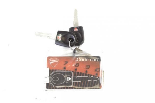 DUCATI 848 EVO CORSE 28642281A 65240201A KIT CHIAVI ECU ACCENSIONE 11 - 13 KEYS LOCKS ECU KIT 28642281E 28642281F - Foto 5