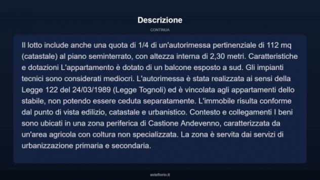 Immobile in asta di 53 m², box auto in vendita a Castione Andevenno - Foto 6
