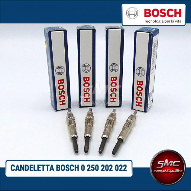 Kit Candelette Bosch 0250202022-4 Seat, Vw