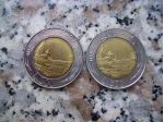 500 LIRE DEL 1991 CON VARIANTE DI CONIO - TESTA PICCOLA E GRANDE CON DOPPIO BOR-