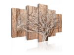 Quadro Albero Grigio Cm. 100x50 E 200x100 ARREDALACASA