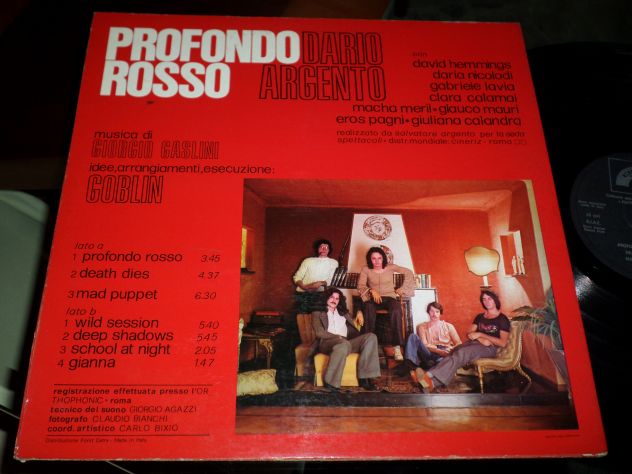 GOBLIN - Profondo Rosso OST - LP / 33 giri Gatefold 1975 CINEVOX Italy - Foto 2