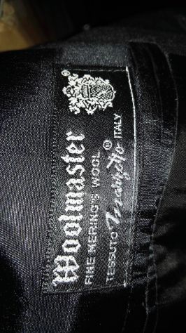 Completo giacca pantaloni grigio pura lana vergine - Foto 3