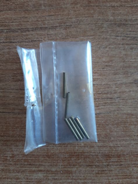 1 sacchetto cilindri in ottone