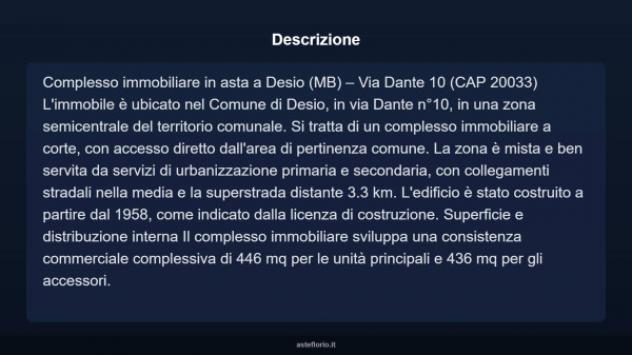 Immobile in asta di 446 m² in vendita a Desio - Foto 4