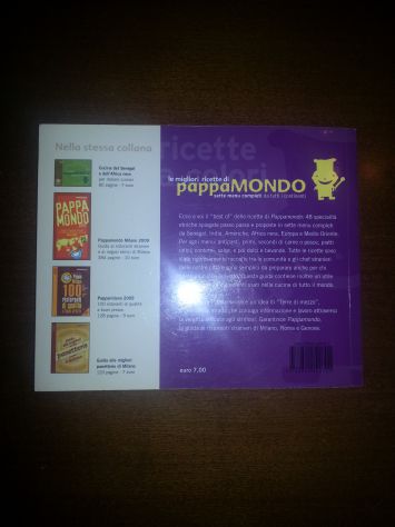 LIBRO NUOVO,TASCABILE,INTROVABILE:"LE MIGLIORI RICETTE DI PAPPA MONDO:7 MENU COM - Foto 5