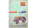 Manuali per trattore Fiat 411 R
