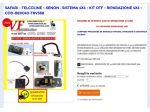 SAFARI - TELCOLINE - XENON : SISTEMA 4X4 - KIT OTF - RIPARAZIONE 4X4
