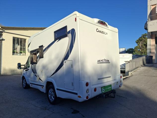CAMPER CHAUSSON FORD SEMINTEGRALE GARAGE SEMIDINETTE GANCIO TRAINO BASCULANTE CLIMATIZZATORE FOTOVOLTAICO CAMPEGGIO USATI GENERALI 1789 - Foto 3